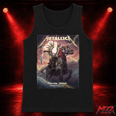 Metallica M72 World Tour May 19 2026 Chorzów Poland Stadion Śląski Horseman Skull Tank top artwork