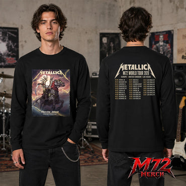 Metallica M72 World Tour May 19 2026 Chorzów Poland Stadion Śląski Horseman Skull two sided Long sleeve artwork
