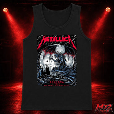 Metallica M72 World Tour June 3 2026 At Stadio Renato Dall’Ara Bologna Italy Gothic Demon Moon By Keith Stanley Tank top
