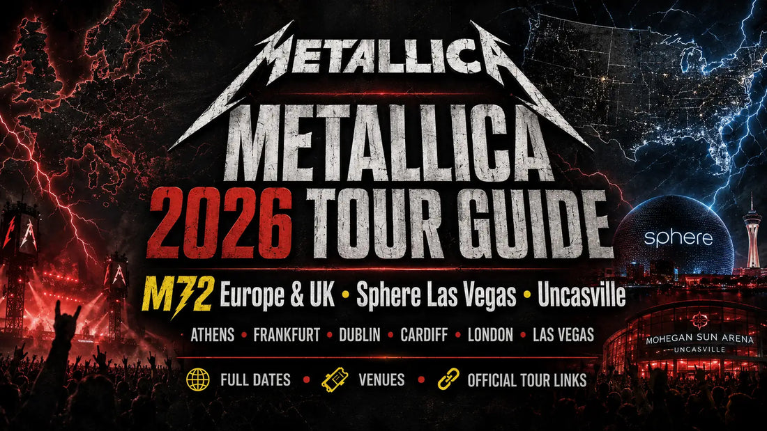 Metallica’s 2026 calendar is packed with M72 World Tour stadium shows across Europe and the UK, a major run at Sphere in Las Vegas, and special U.S. arena dates in Connecticut. Here is a fan-friendly guide to every confirmed 2026 Metallica tour date.