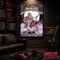 Metallica M72 World Tour June 11 2026 At Puskás Aréna Budapest Hungary Undead Lute Storm Poster Canvas