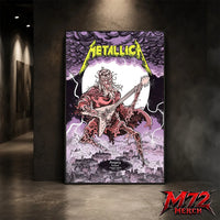 Metallica M72 World Tour June 11 2026 At Puskás Aréna Budapest Hungary Undead Lute Storm Poster Canvas