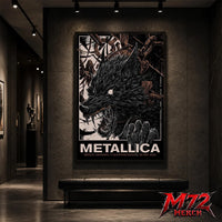 Metallica M72 World Tour May 30 2026 At Olympiastadion Berlin Germany Wolf Eclipse Artwork Poster Canvas