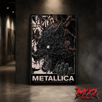 Metallica M72 World Tour May 30 2026 At Olympiastadion Berlin Germany Wolf Eclipse Artwork Poster Canvas