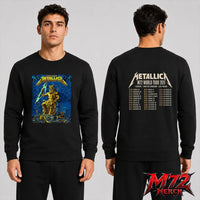 Metallica M72 World Tour May 9 2026 Athens Olympic Stadium Zeus Thunder two sided SweatShirt artwork