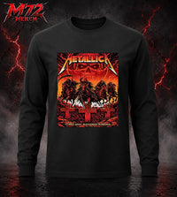 Metallica M72 World Tour May 13 2026 Bucharest Arena Națională Four Horsemen Skull Long sleeve
