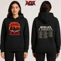 Metallica M72 World Tour May 13 2026 Bucharest Arena Națională Four Horsemen Skull two sided Hoodie artwork