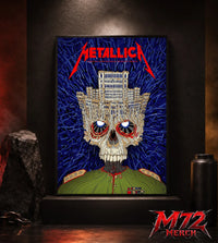 Metallica M72 World Tour May 13 2026 Bucharest Arena Națională Palace Skull poster canvas wall art