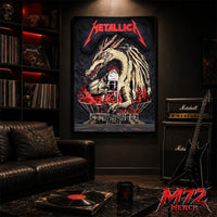 Metallica M72 World Tour May 19 2026 Chorzów Poland Stadion Śląski Dragon Stadium poster canvas wall art