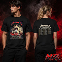 Metallica World Tour M72 May 19 2026 Chorzów Poland Stadion Śląski Dragon Stadium Two Sided T-Shirt
