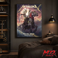Metallica M72 World Tour May 19 2026 Chorzów Poland Stadion Śląski Horseman Skull poster canvas wall art