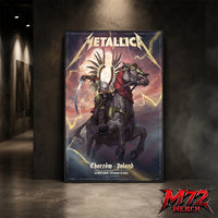 Metallica M72 World Tour May 19 2026 Chorzów Poland Stadion Śląski Horseman Skull poster canvas wall art