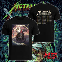 Metallica M72 World Tour May 19 2026 Chorzów Poland Stadion Śląski Horseman Skull two sided T-Shirt artwork