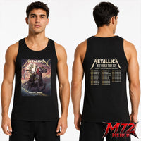 Metallica M72 World Tour May 19 2026 Chorzów Poland Stadion Śląski Horseman Skull two sided Tank top artwork