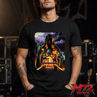 Metallica World Tour M72 May 22 2026 Frankfurt Germany Deutsche Bank Park Cloaked Skull Storm T-Shirt