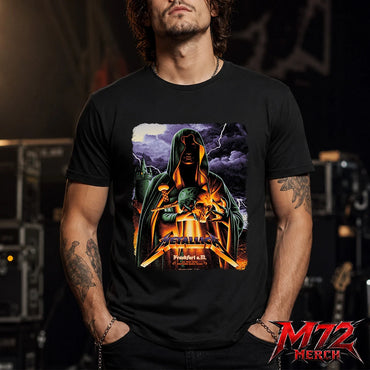 Metallica World Tour M72 May 22 2026 Frankfurt Germany Deutsche Bank Park Cloaked Skull Storm Hoodie