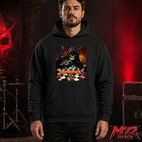 Metallica World Tour M72 May 22 & 24 2026 Frankfurt Germany Deutsche Bank Park Grim Reaper Chess hoodie