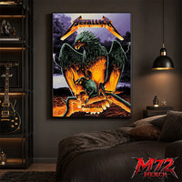 Metallica World Tour M72 May 24 2026 Frankfurt Germany Deutsche Bank Park Eagle Skull Storm Canvas Poster