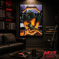 Metallica World Tour M72 May 24 2026 Frankfurt Germany Deutsche Bank Park Eagle Skull Storm Canvas Poster