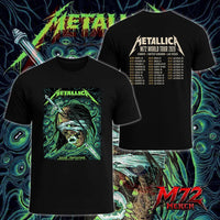 Metallica World Tour M72 May 27 2026 Zürich Switzerland Stadion Letzigrund Mummy Dagger Eye 2 Side T-Shirt