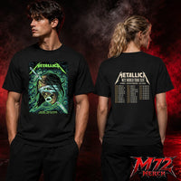 Metallica World Tour M72 May 27 2026 Zürich Switzerland Stadion Letzigrund Mummy Dagger Eye 2 Side T-Shirt