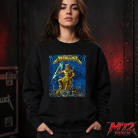 Metallica M72 World Tour May 9 2026 Athens Olympic Stadium Zeus Thunder Sweatshirt artwork
