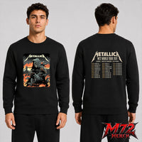 Metallica M72 World Tour July 3 2026 London Stadium London England Grim Reaper Rats By Luke Preece 2 Side Sweatshirt