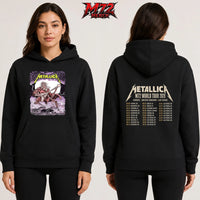 Metallica M72 World Tour June 11 2026 At Puskás Aréna Budapest Hungary Undead Lute Storm Two Sided Hoodie 
