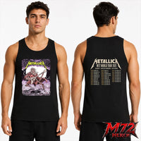 Metallica M72 World Tour June 11 2026 At Puskás Aréna Budapest Hungary Undead Lute Storm Two Sided Tank top