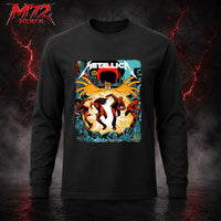 Metallica M72 World Tour June 19 2026 At Aviva Stadium Dublin Ireland Chase Scene Artwork Long Sleeve