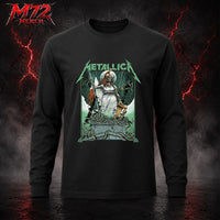 Metallica M72 World Tour June 19 And June 21 2026 At Aviva Stadium Dublin Ireland Skeleton Warrior Artwork By Gary Ronaldson Long Sleeve