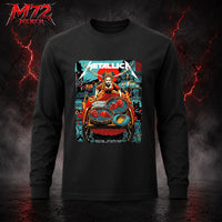 Metallica M72 World Tour June 21 2026 At Aviva Stadium Dublin Ireland Fire Queen Cart Artwork Long sleeve