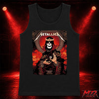 Metallica M72 World Tour June 28 2026 At Principality Stadium Cardiff Wales Grim King Artwork By Peter Diamond Tank top