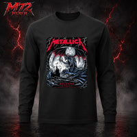 Metallica M72 World Tour June 3 2026 At Stadio Renato Dall’Ara Bologna Italy Gothic Demon Moon By Keith Stanley Long Sleeve