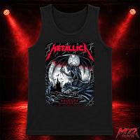 Metallica M72 World Tour June 3 2026 At Stadio Renato Dall’Ara Bologna Italy Gothic Demon Moon By Keith Stanley Tank top