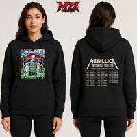 Metallica M72 World Tour May 27 2026 At Stadion Letzigrund Zurich Switzerland Mummy Dagger Eye By Luca Schenardi Two Sided Hoodie