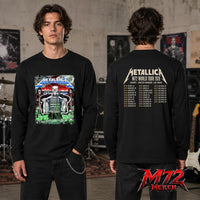 Metallica M72 World Tour May 27 2026 At Stadion Letzigrund Zurich Switzerland Mummy Dagger Eye By Luca Schenardi Two Sided Long Sleeve