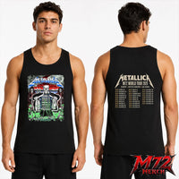 Metallica M72 World Tour May 27 2026 At Stadion Letzigrund Zurich Switzerland Mummy Dagger Eye By Luca Schenardi Two Sided Tank top