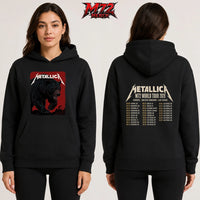 Metallica M72 World Tour May 30 2026 At Olympiastadion Berlin Germany Black Bear Artwork By Janta-Island 2 Side Hoodie
