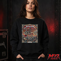 Metallica M72 World Tour May 9 2026 Athens Olympic Stadium Battle Warrior SweatShirt artwork