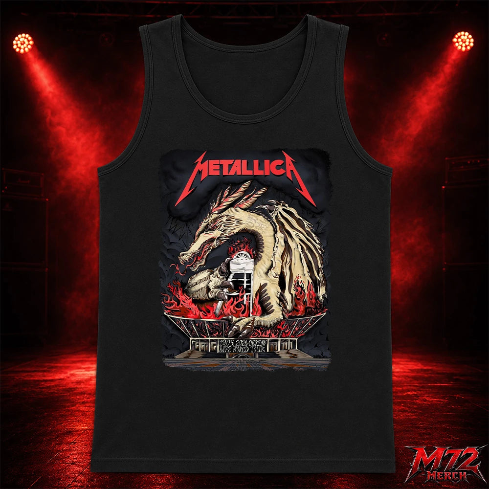 Metallica World Tour M72 May 19 2026 Chorzów Poland Stadion Śląski Dragon Stadium Tank top