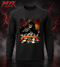 Metallica World Tour M72 May 22 & 24 2026 Frankfurt Germany Deutsche Bank Park Grim Reaper Chess Long sleeve