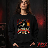 Metallica World Tour M72 May 22 & 24 2026 Frankfurt Germany Deutsche Bank Park Grim Reaper Chess sweatshirt
