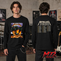 Metallica World Tour M72 May 24 2026 Frankfurt Germany Deutsche Bank Park Eagle Skull Storm Two Sided Long sleeve