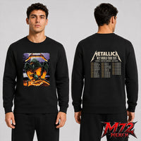Metallica World Tour M72 May 24 2026 Frankfurt Germany Deutsche Bank Park Eagle Skull Storm Two Sided Sweatshirt