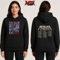 Metallica M72 World Tour July 3 & 5 2026 At London Stadium London England Demon Punk Artwork By Puis Calzada Two Sided Hoodie