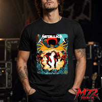 Metallica M72 World Tour June 19 2026 At Aviva Stadium Dublin Ireland Chase Scene Artwork T-Shirt