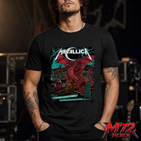 Metallica M72 World Tour June 28 2026 At Principality Stadium Cardiff Wales Red Dragon Artwork By The Duchess Of Dark T-Shirt