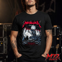 Metallica M72 World Tour June 3 2026 At Stadio Renato Dall’Ara Bologna Italy Gothic Demon Moon By Keith Stanley T-Shirt